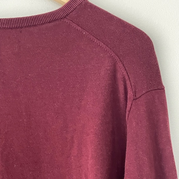 Ralph Lauren Polo V Neck Pima Cotton Sweater - Picture 4 of 7